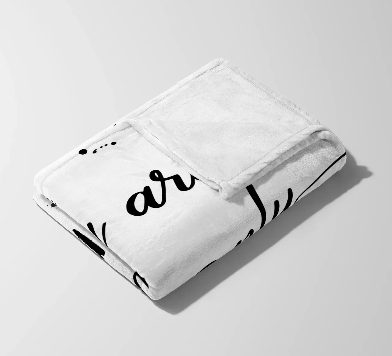 TEXT ART You are your only limit coperta in pile da Melanie Viola