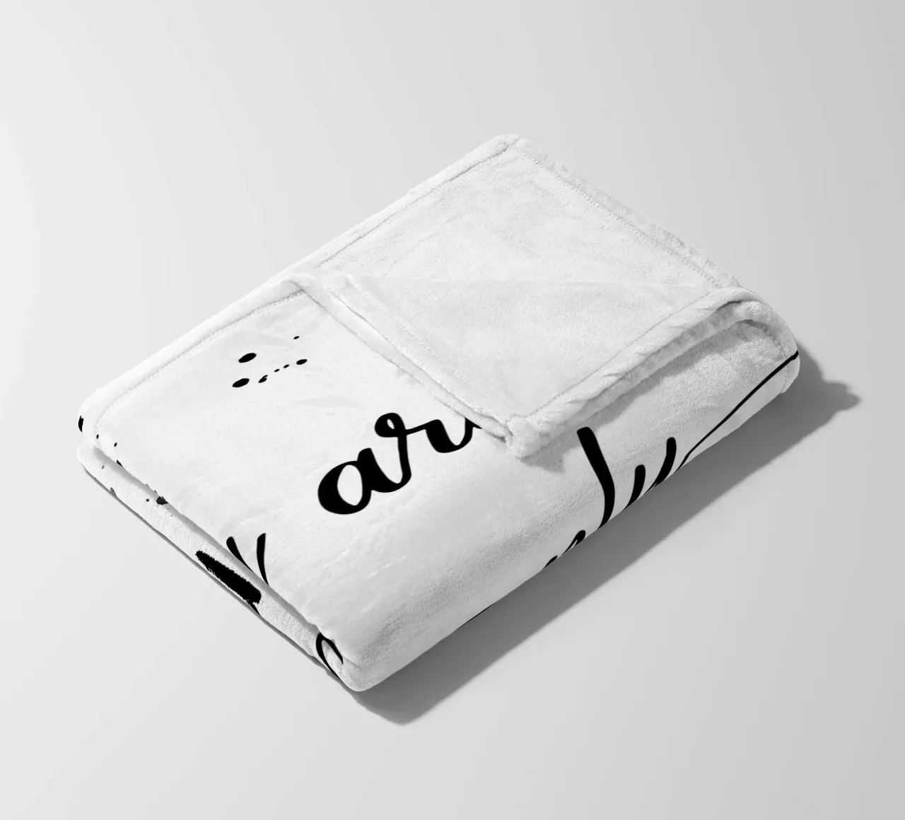 TEXT ART You are your only limit coperta in pile da Melanie Viola