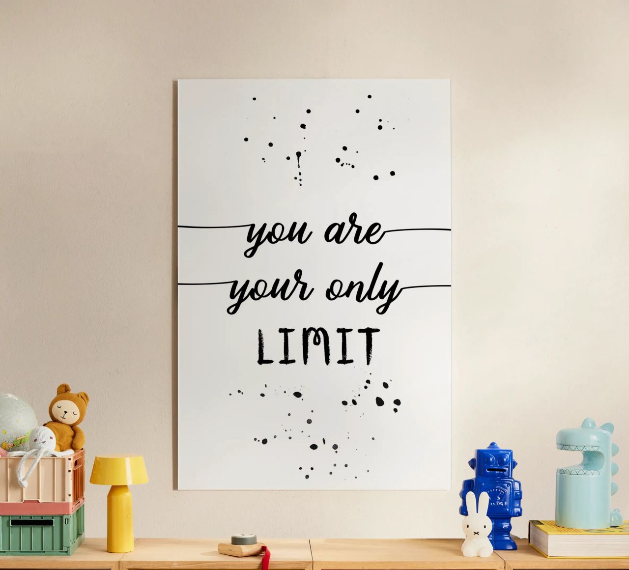 TEXT ART You are your only limit metacrilato de Melanie Viola