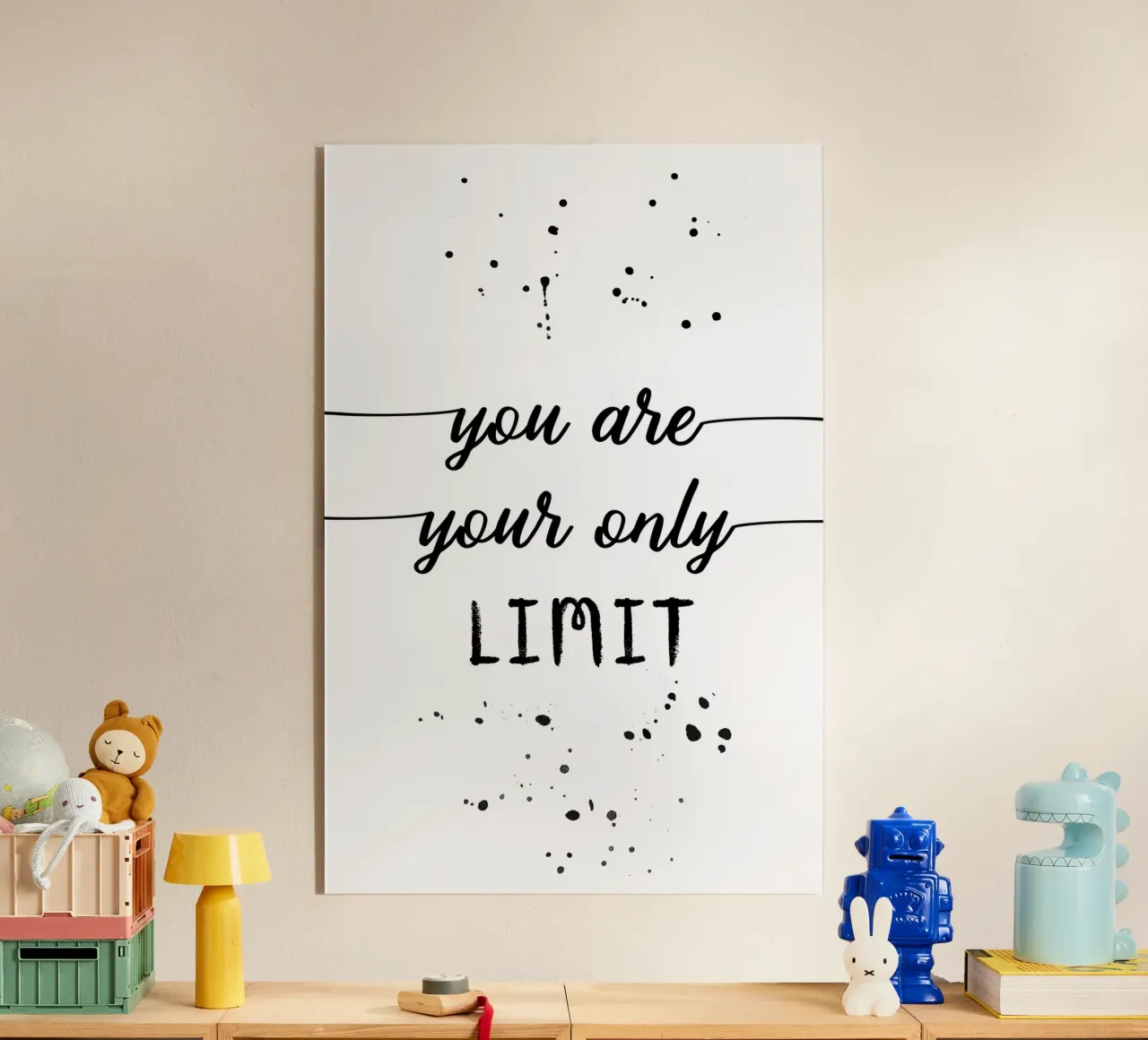 TEXT ART You are your only limit plexiglass da Melanie Viola