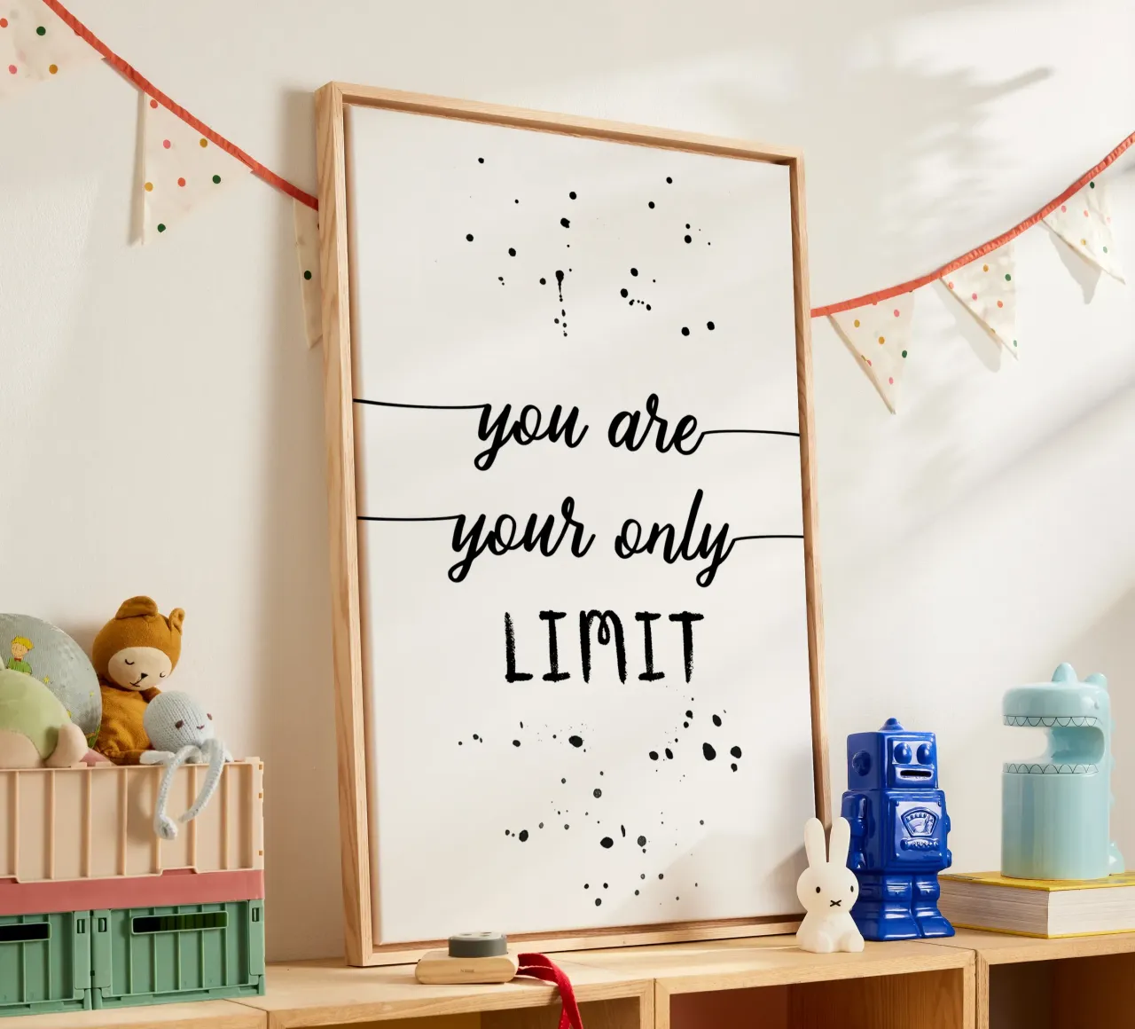 TEXT ART You are your only limit tela da Melanie Viola