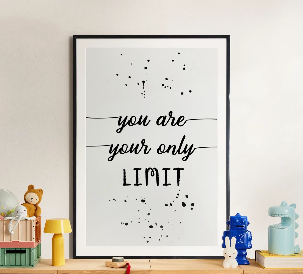 TEXT ART You are your only limit hahnemühle de Melanie Viola