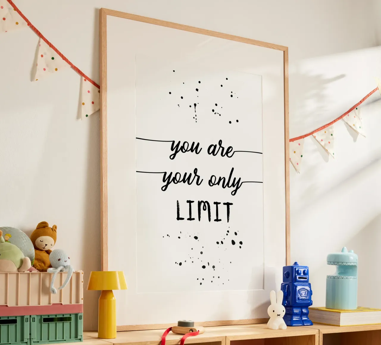 TEXT ART You are your only limit carta hahnemühle da Melanie Viola