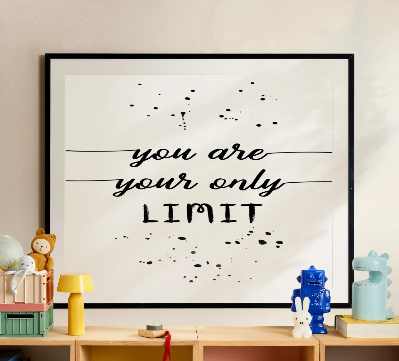 TEXT ART You are your only limit hahnemühle de Melanie Viola