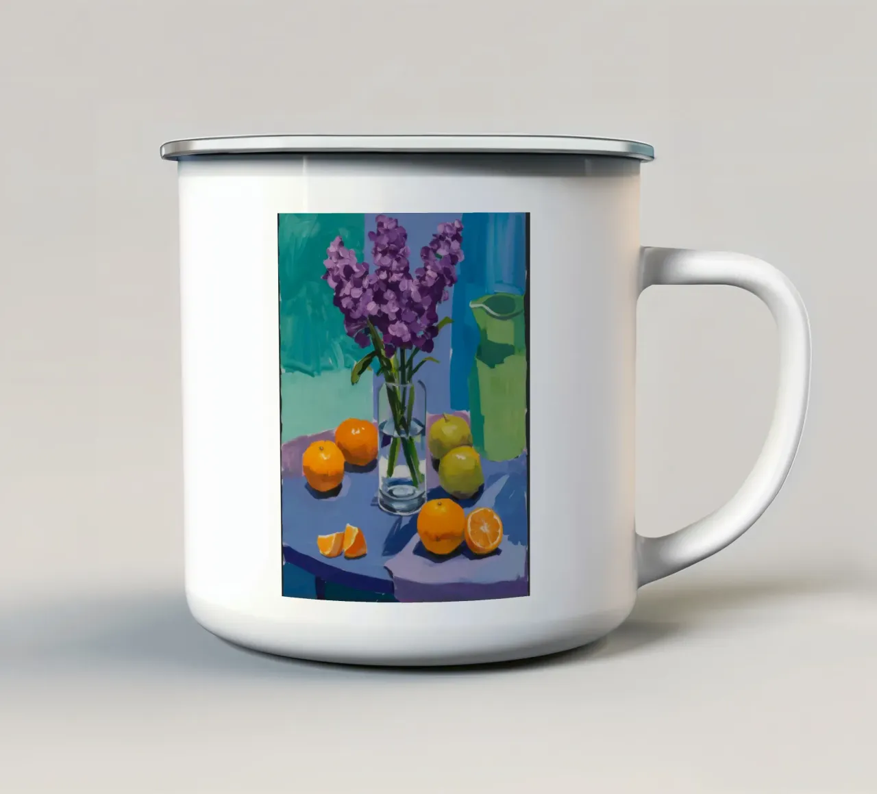 Jacinto Citrus Stillness taza de esmalte de Fable Tempa