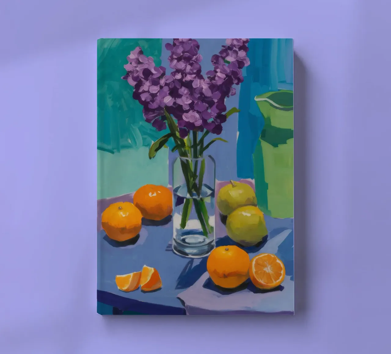 Hyacinth Citrus Stillness notebook by Fable Tempa