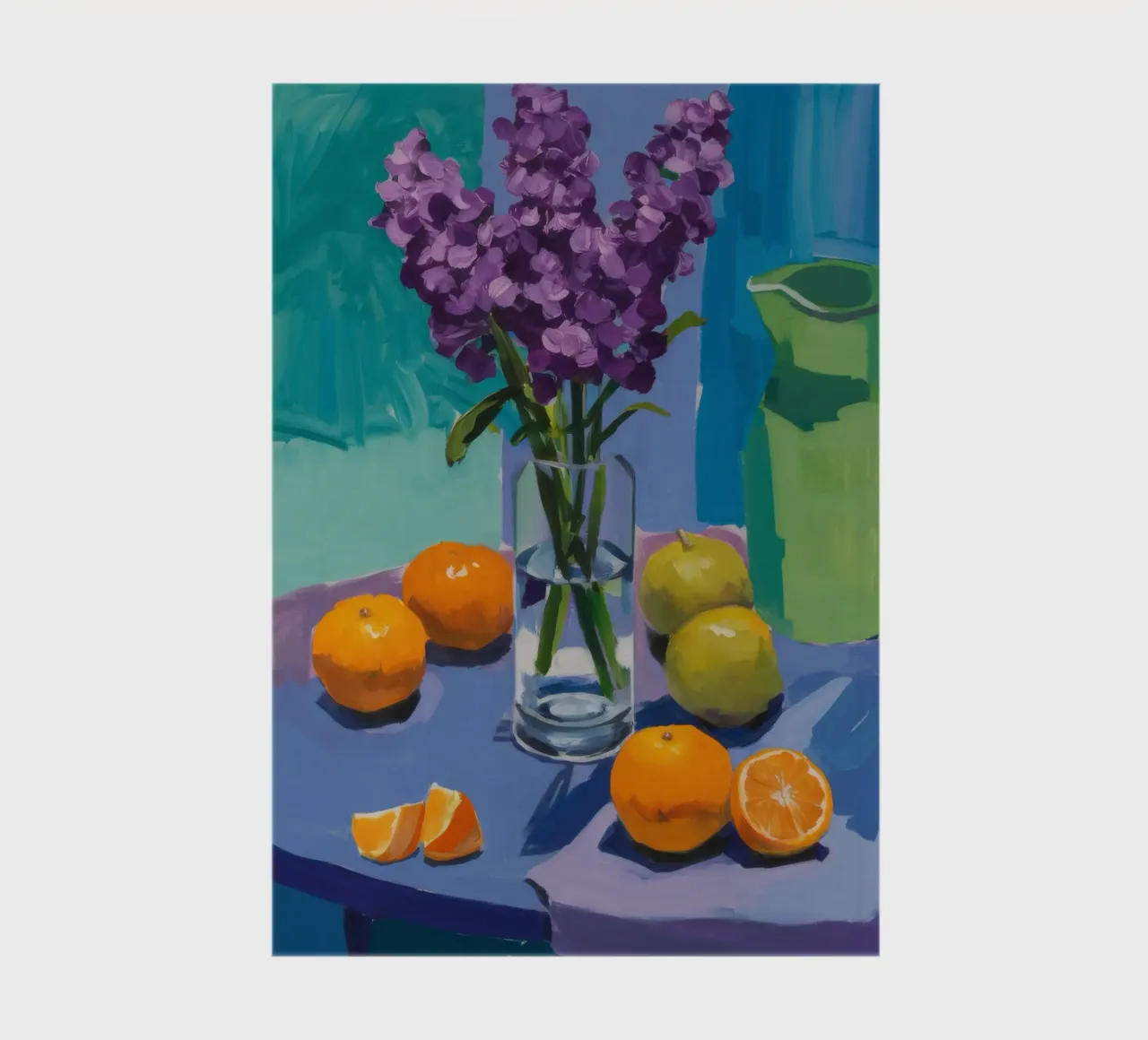 Hyacinth Citrus Stillness notebook by Fable Tempa