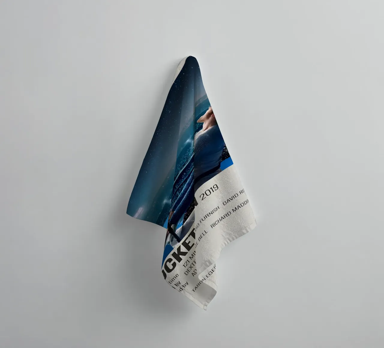 ROCKETMAN 2019 asciugamano da bagno da MVFminimalist