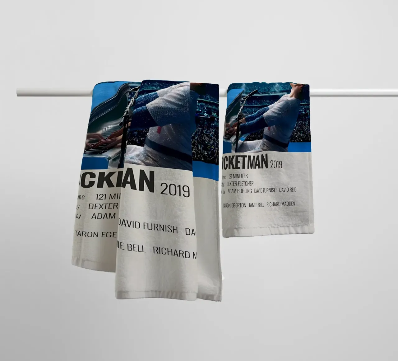 ROCKETMAN 2019 asciugamano da bagno da MVFminimalist