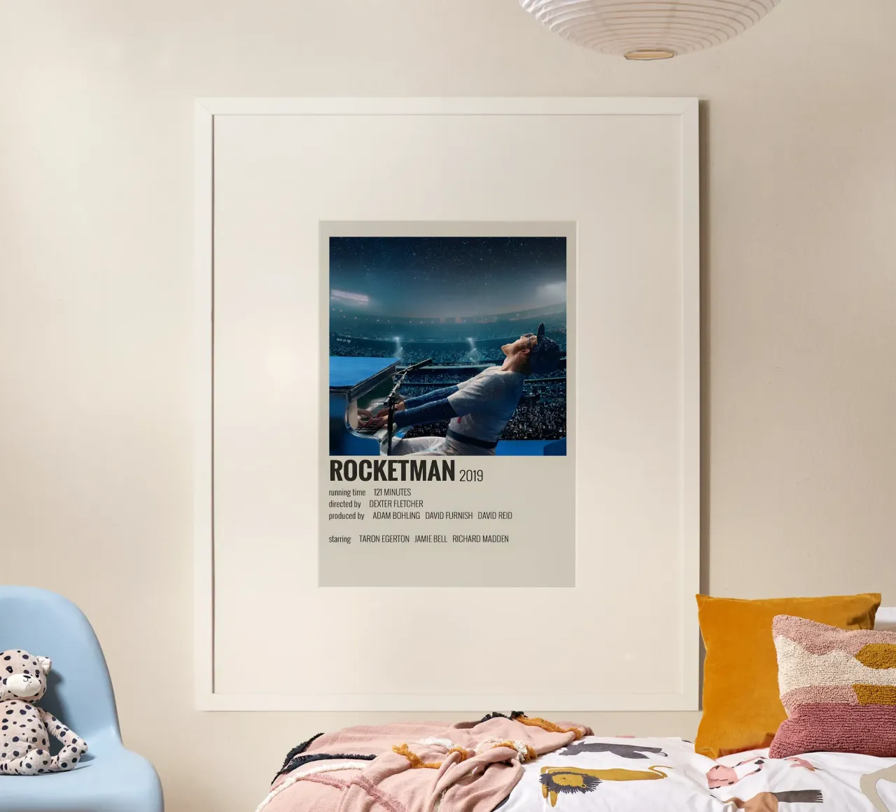 ROCKETMAN 2019 poster da MVFminimalist