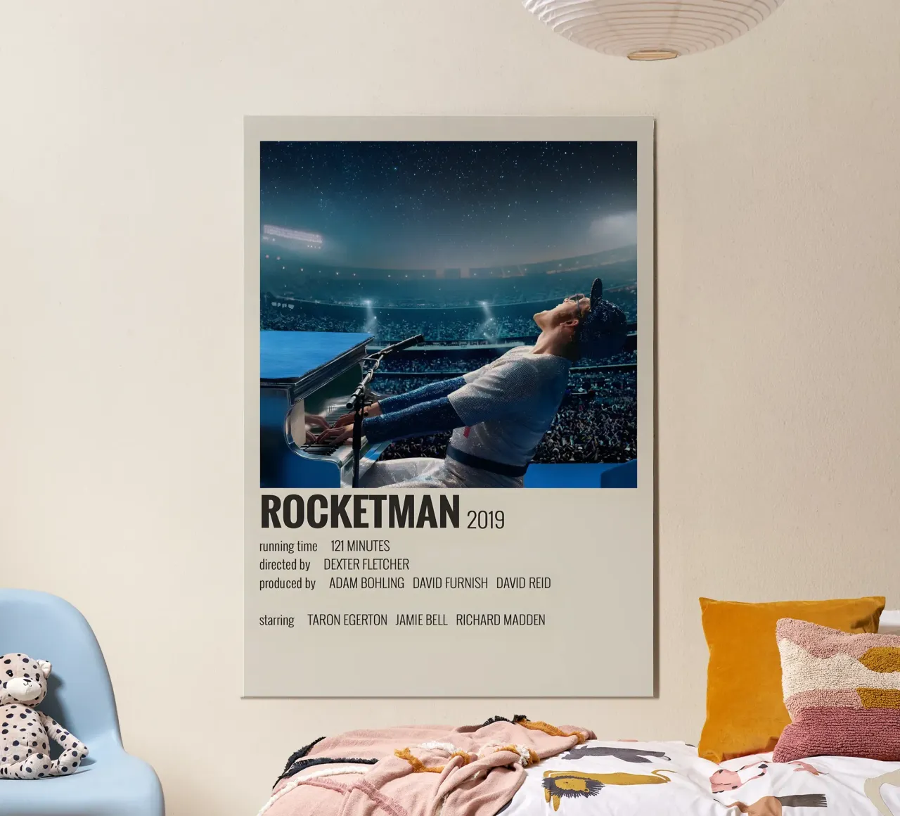 ROCKETMAN 2019 poster da MVFminimalist