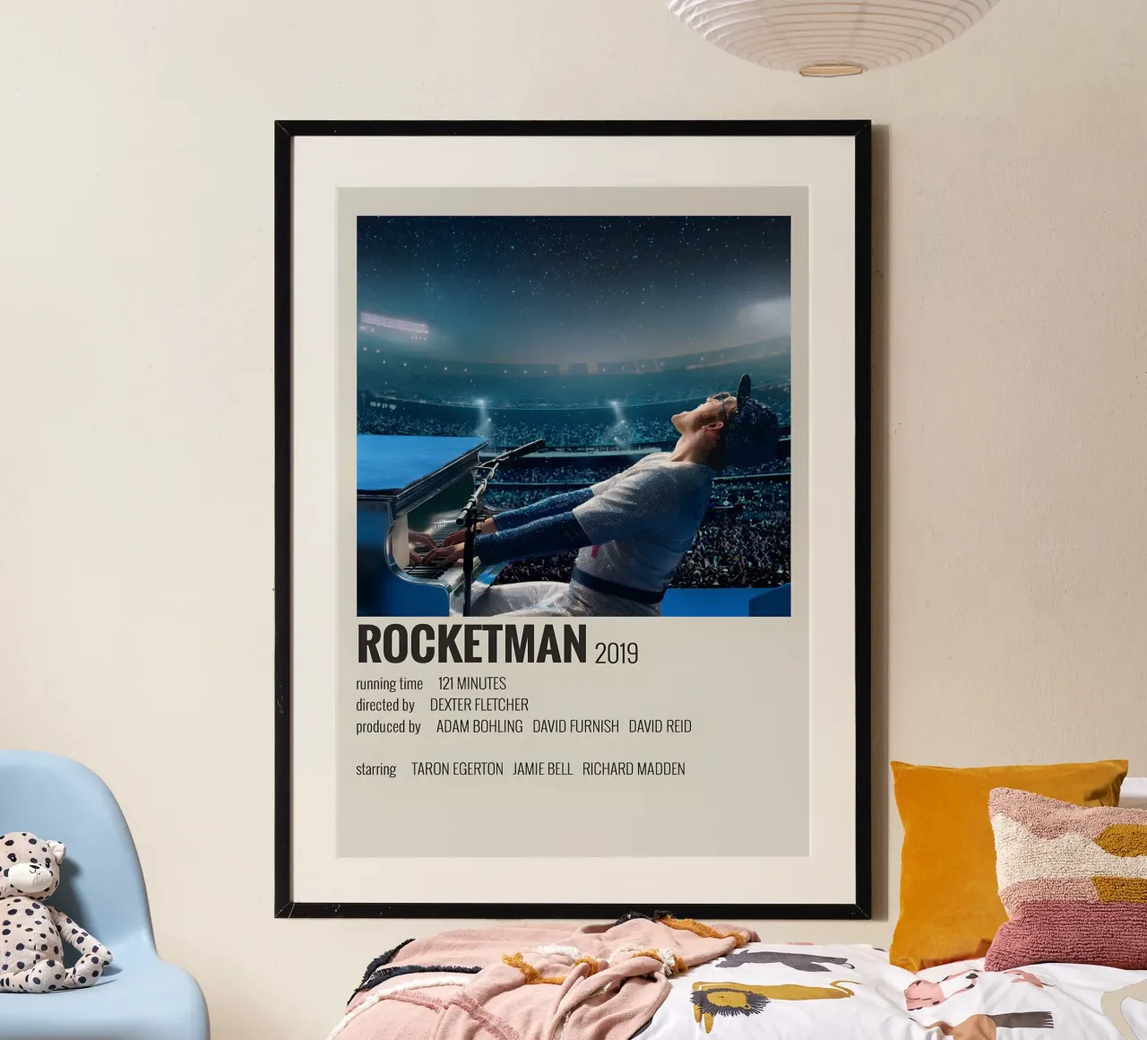 ROCKETMAN 2019 poster da MVFminimalist