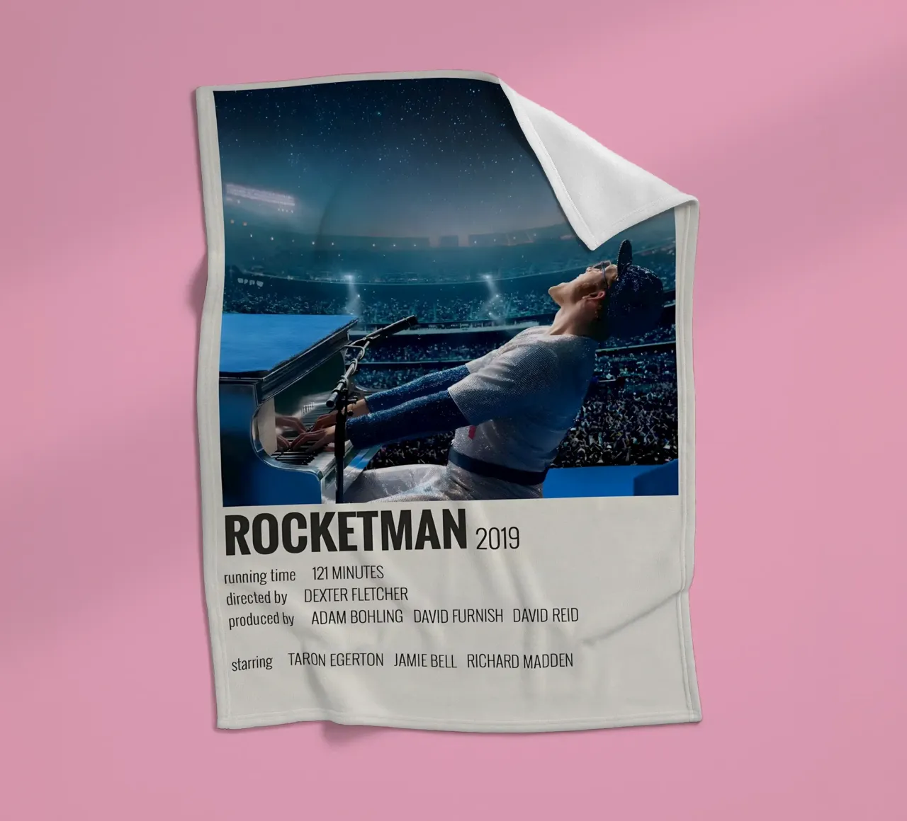 ROCKETMAN 2019 coperta in pile da MVFminimalist
