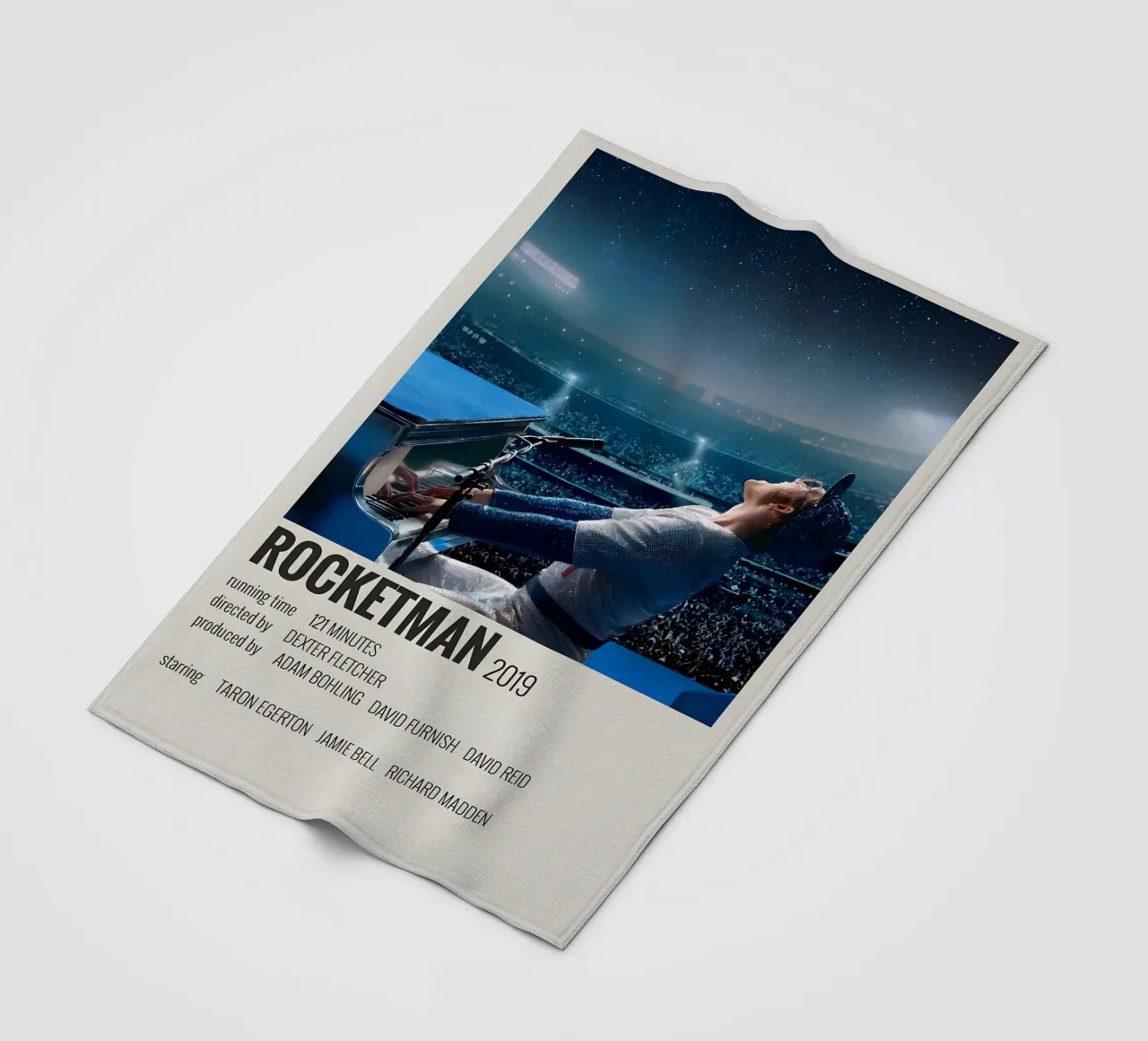 ROCKETMAN 2019 coperta in pile da MVFminimalist