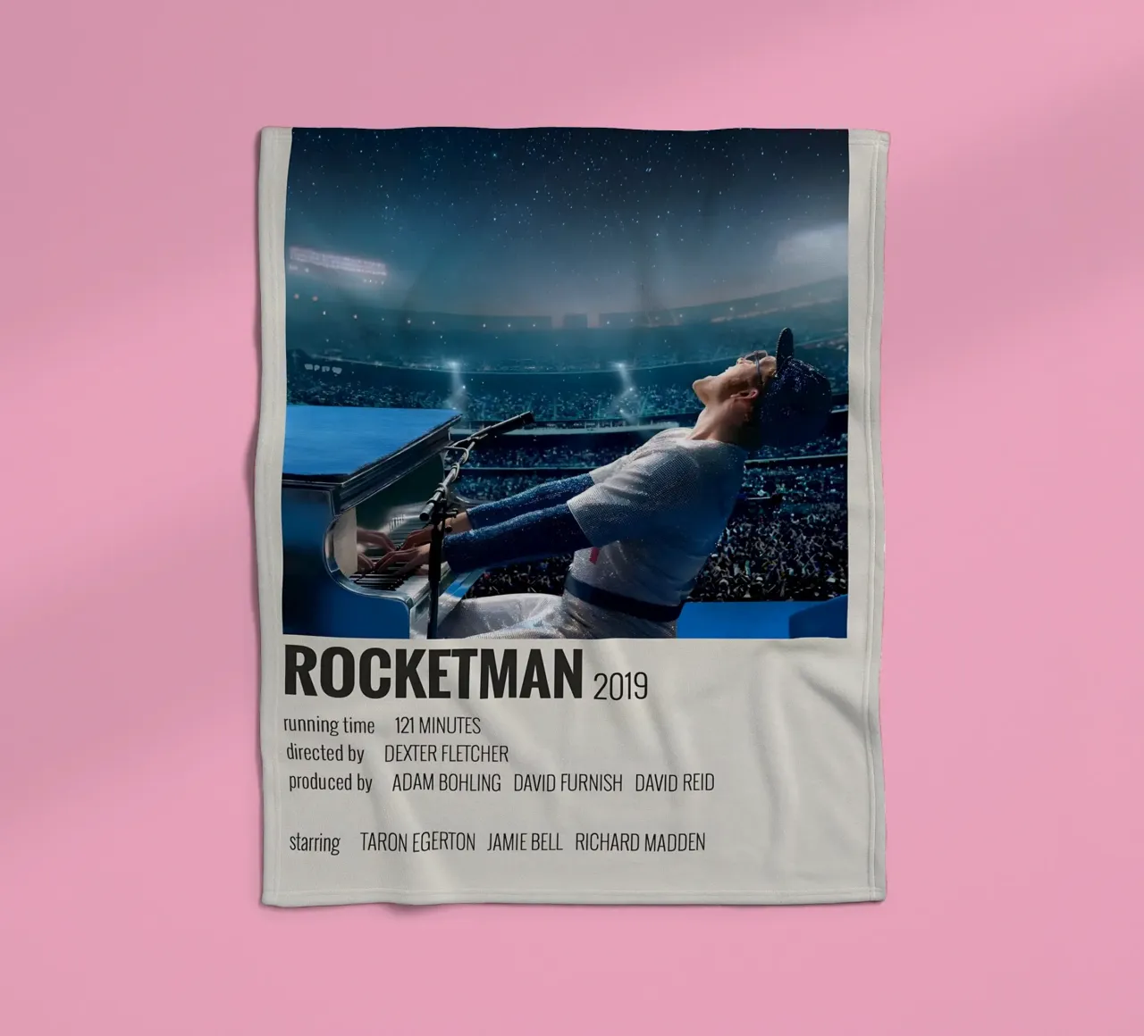 ROCKETMAN 2019 coperta in pile da MVFminimalist