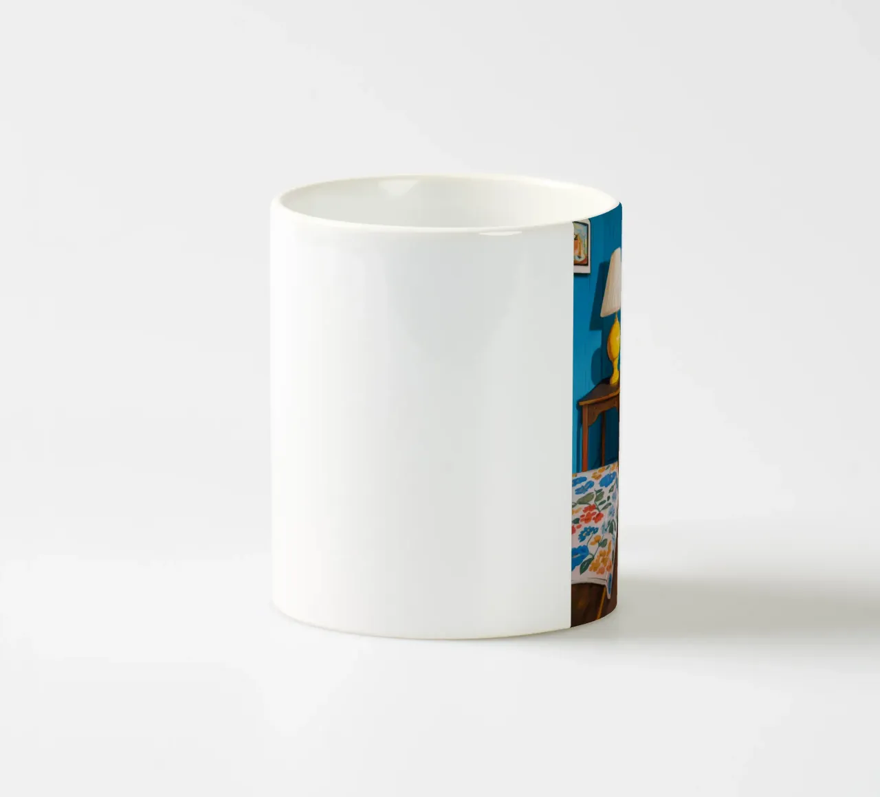 Comodità di letto blu tazza in ceramica da Haven Fantasy