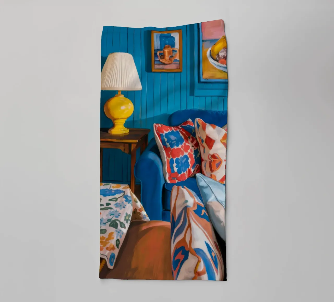 Comodità di letto blu asciugamano da bagno da Haven Fantasy