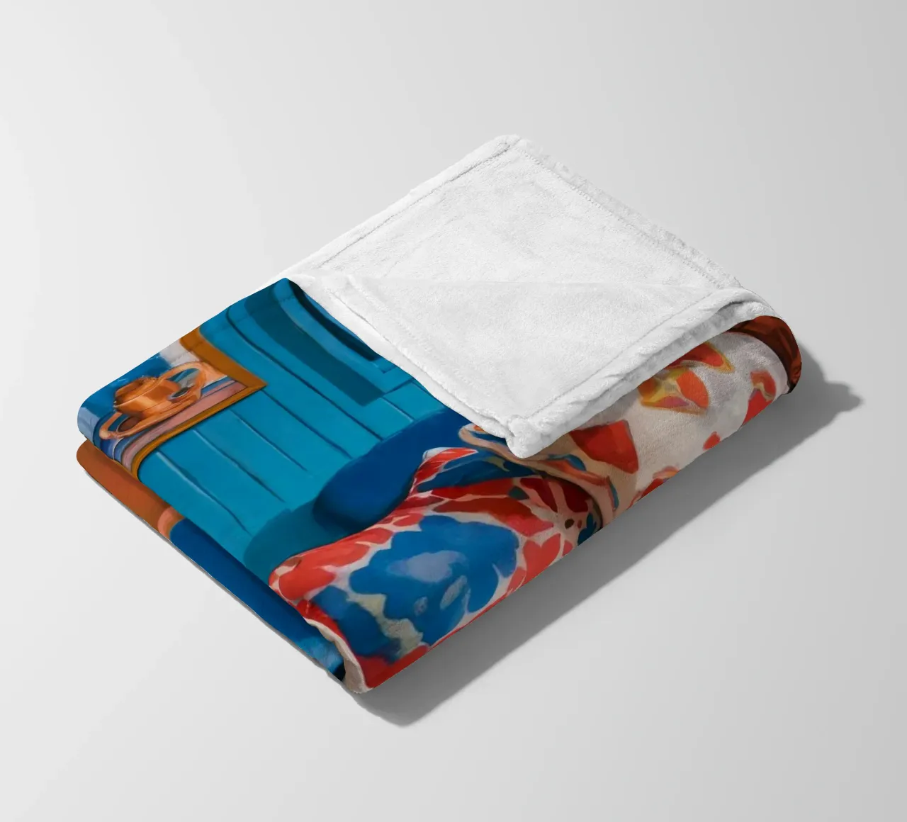 Comodità di letto blu coperta in pile da Haven Fantasy