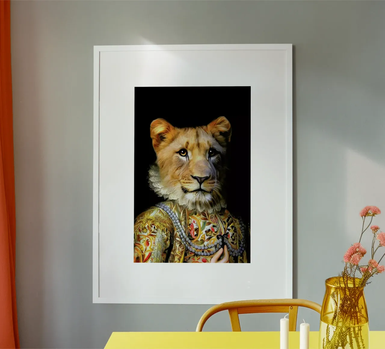 Lilly poster con telaio in legno da Tein Lucasson