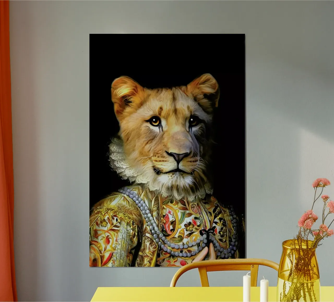 Lilly poster con telaio in legno da Tein Lucasson