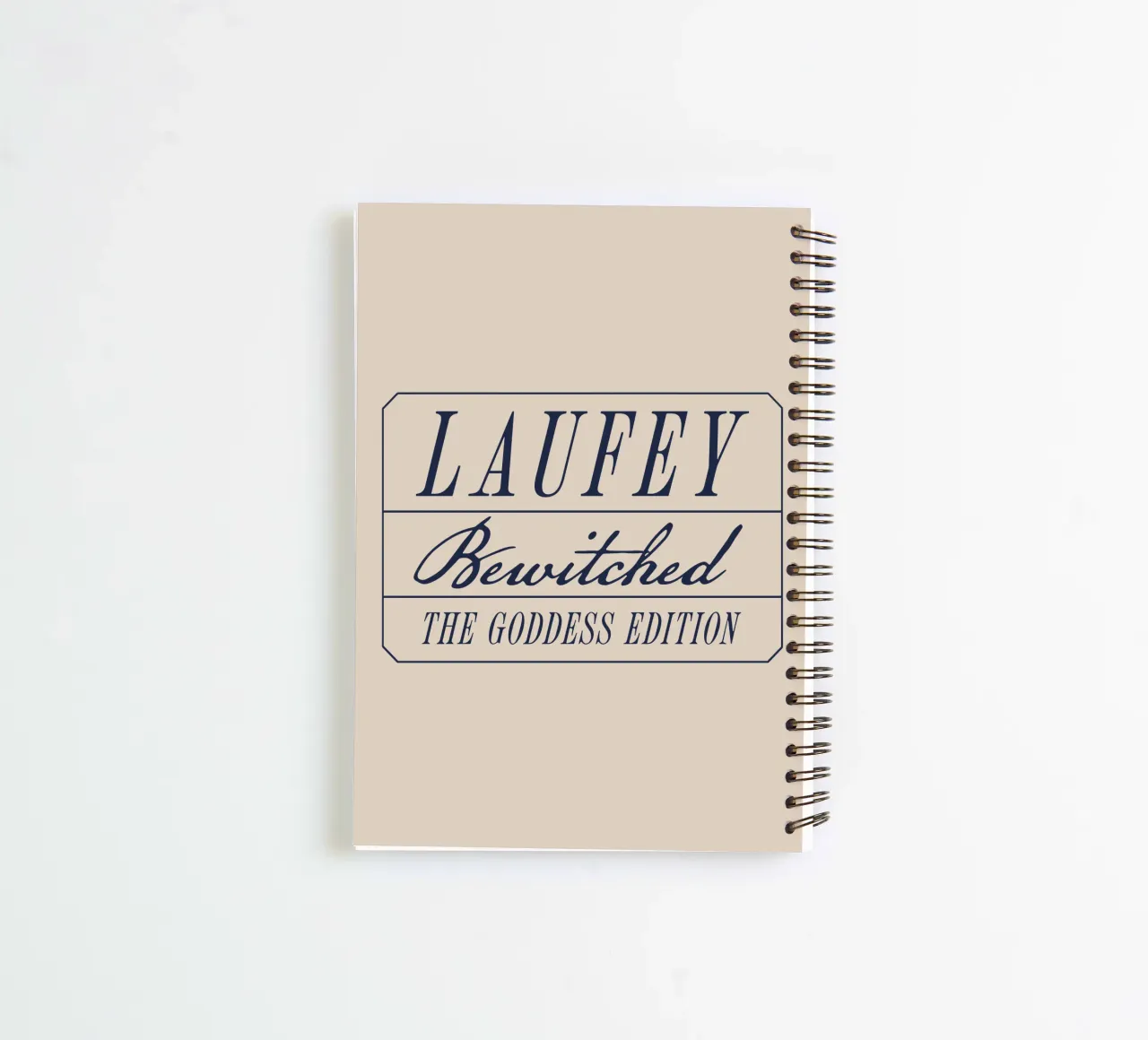 Laufey Goddess spiral notebook by carleemiller
