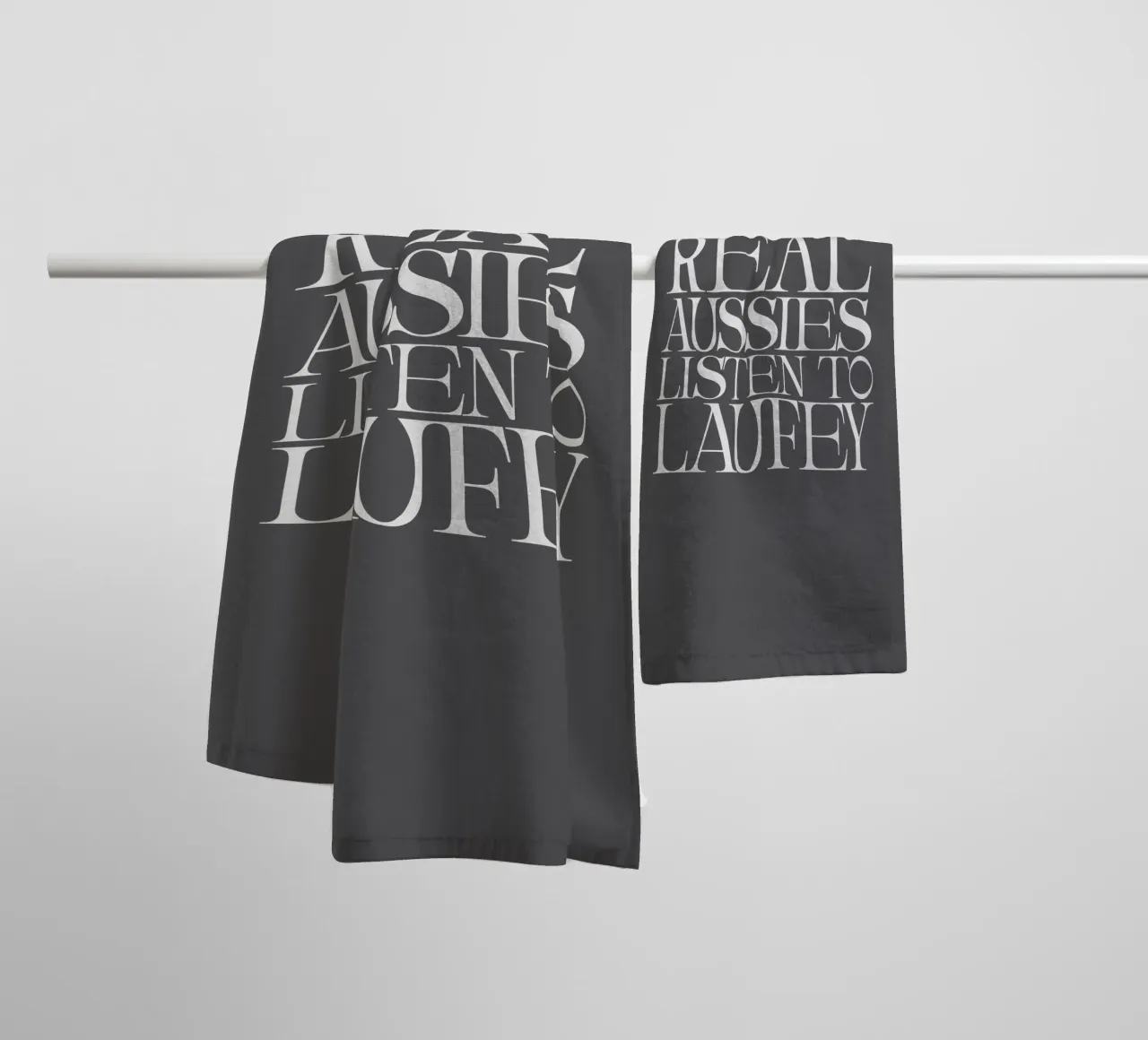 Laufey Real Aussies Listen to Lfy towel by carleemiller
