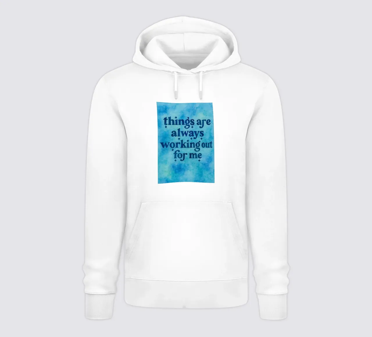 le cose stanno funzionando per me felpa con cappuccio da onelove