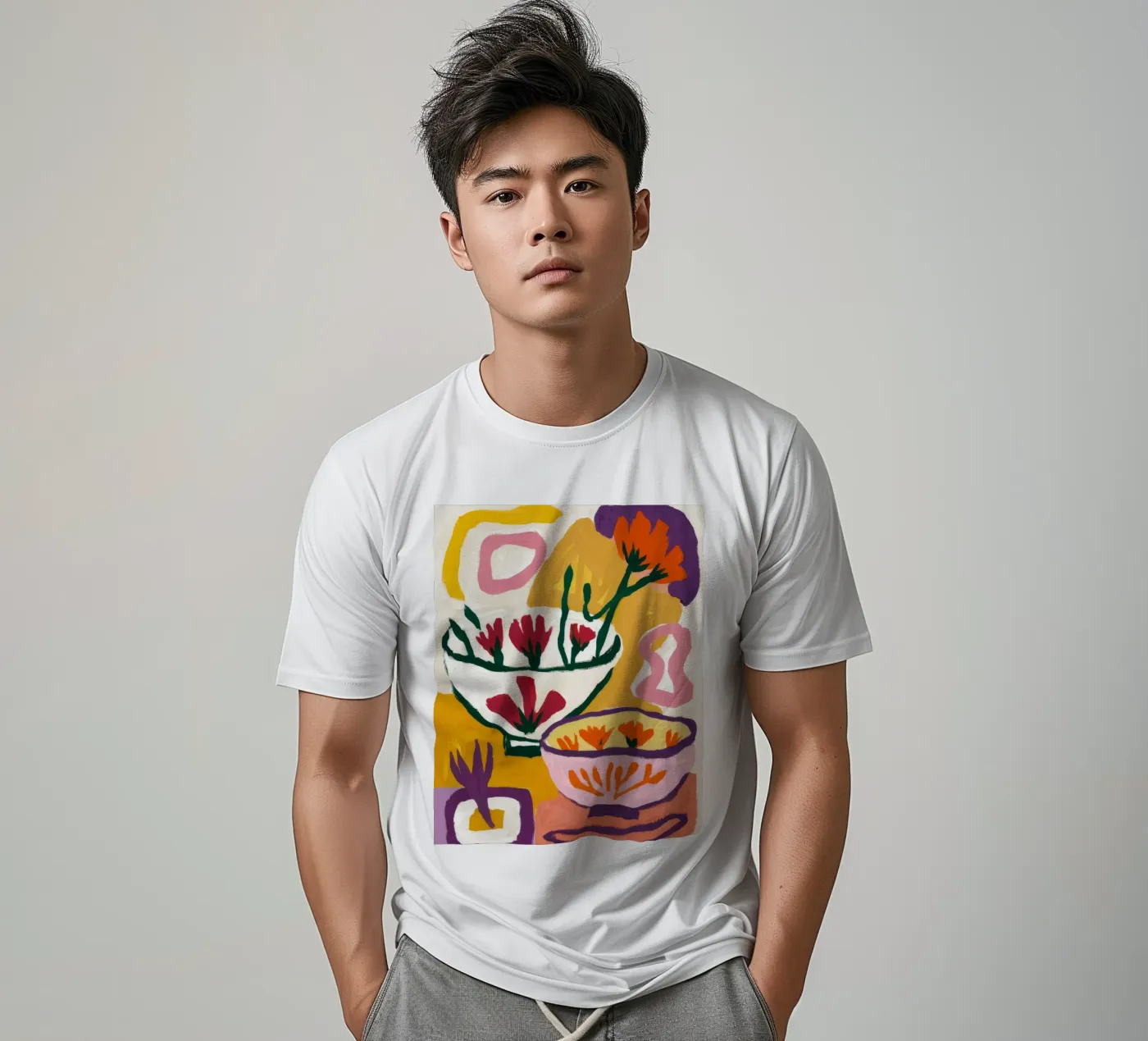 Forme astratte di fioritura t-shirt da Fable Tempa