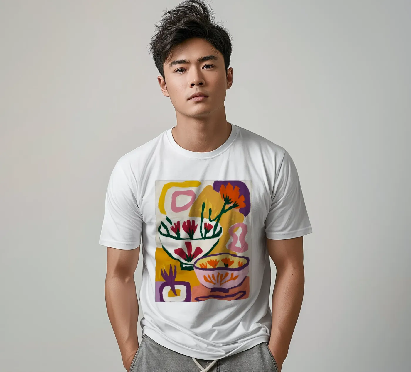 Forme astratte di fioritura t-shirt da Fable Tempa