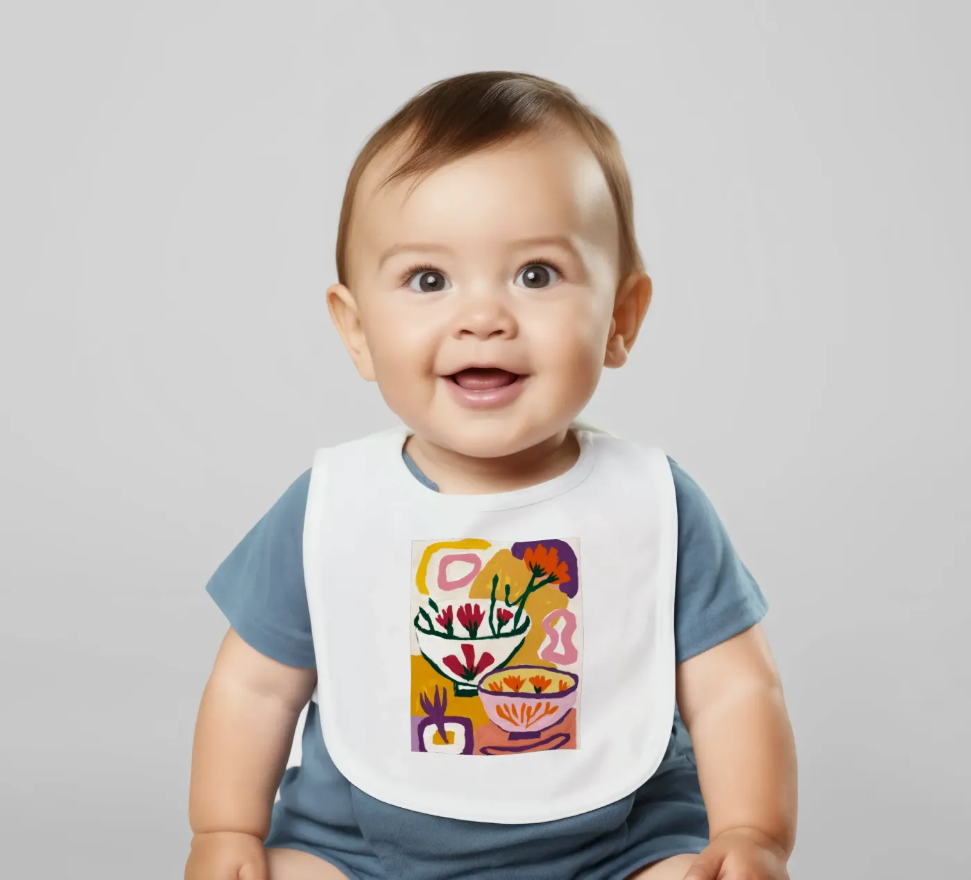 Abstract Bloom Forms bavoir de Fable Tempa