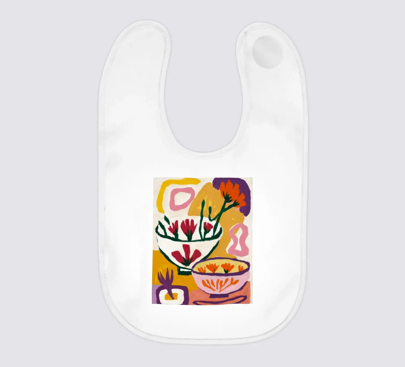 Abstract Bloom Forms bavoir de Fable Tempa