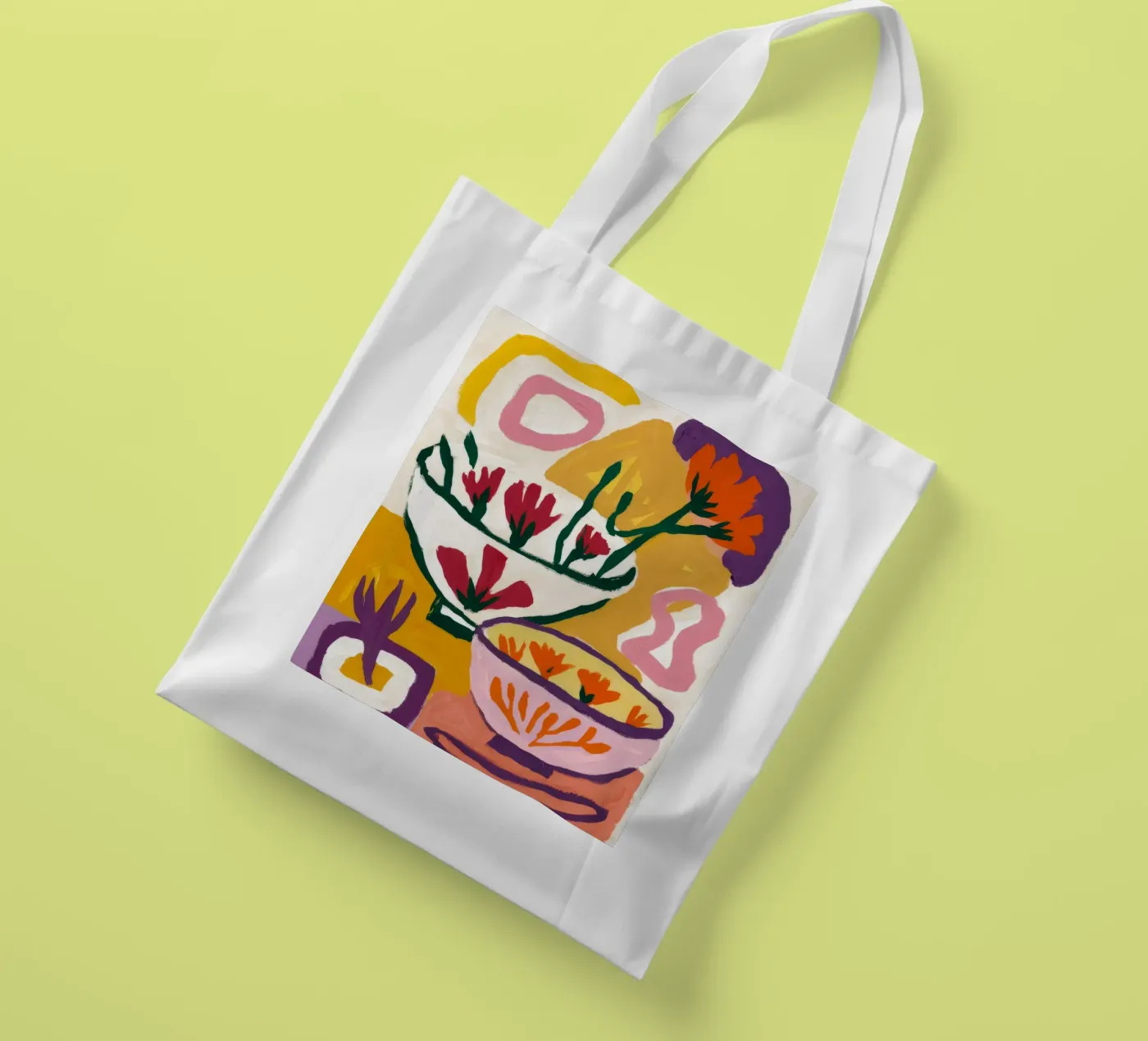 Abstract Bloom Forms tote bag by Fable Tempa