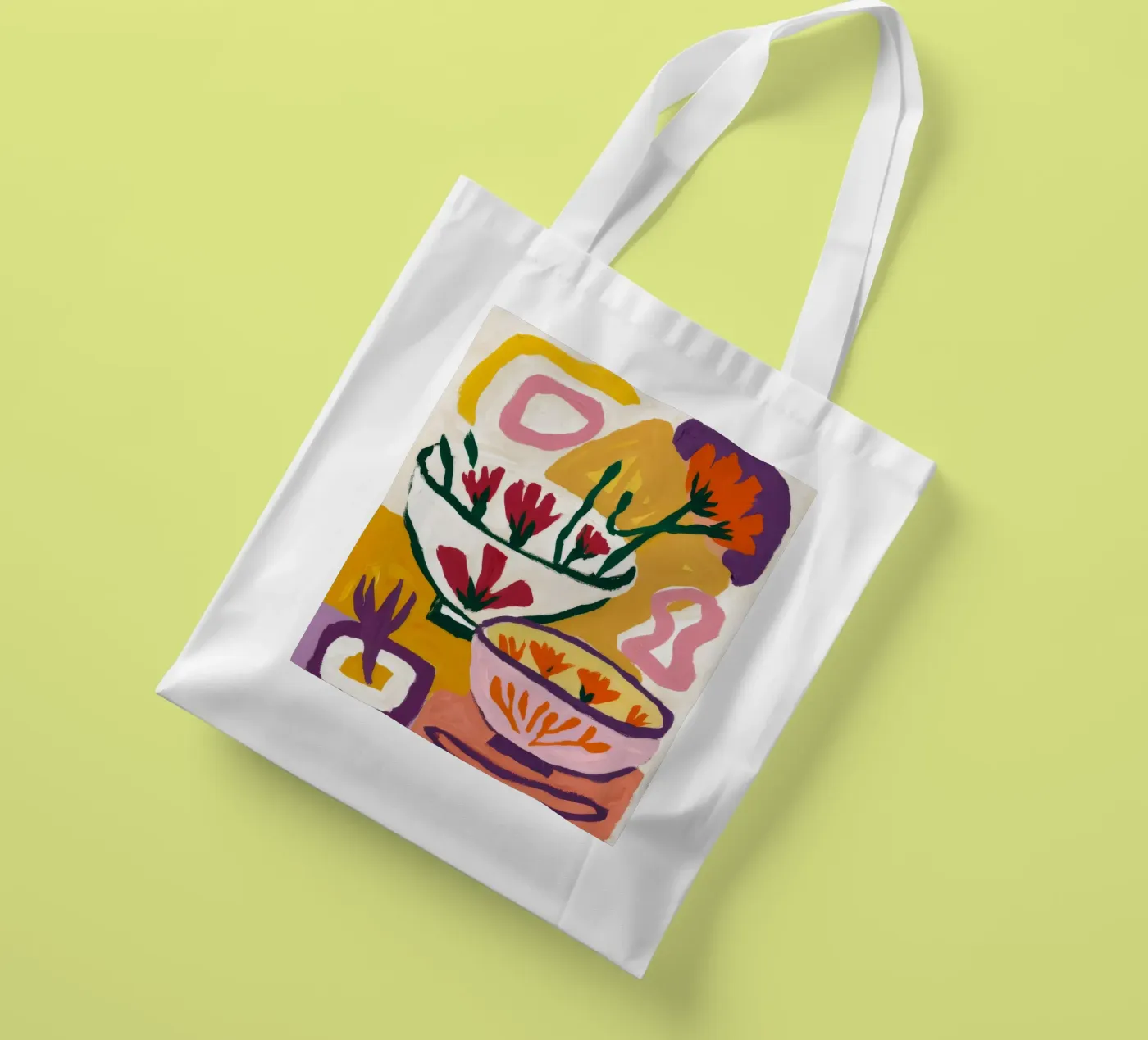 Abstract Bloom Forms tote bag by Fable Tempa