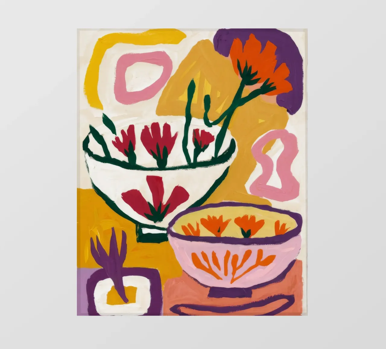 Forme astratte di fioritura pellicola backlit da Fable Tempa