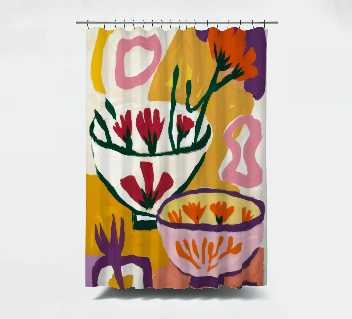 Abstract Bloom Forms douchegordijn van Fable Tempa
