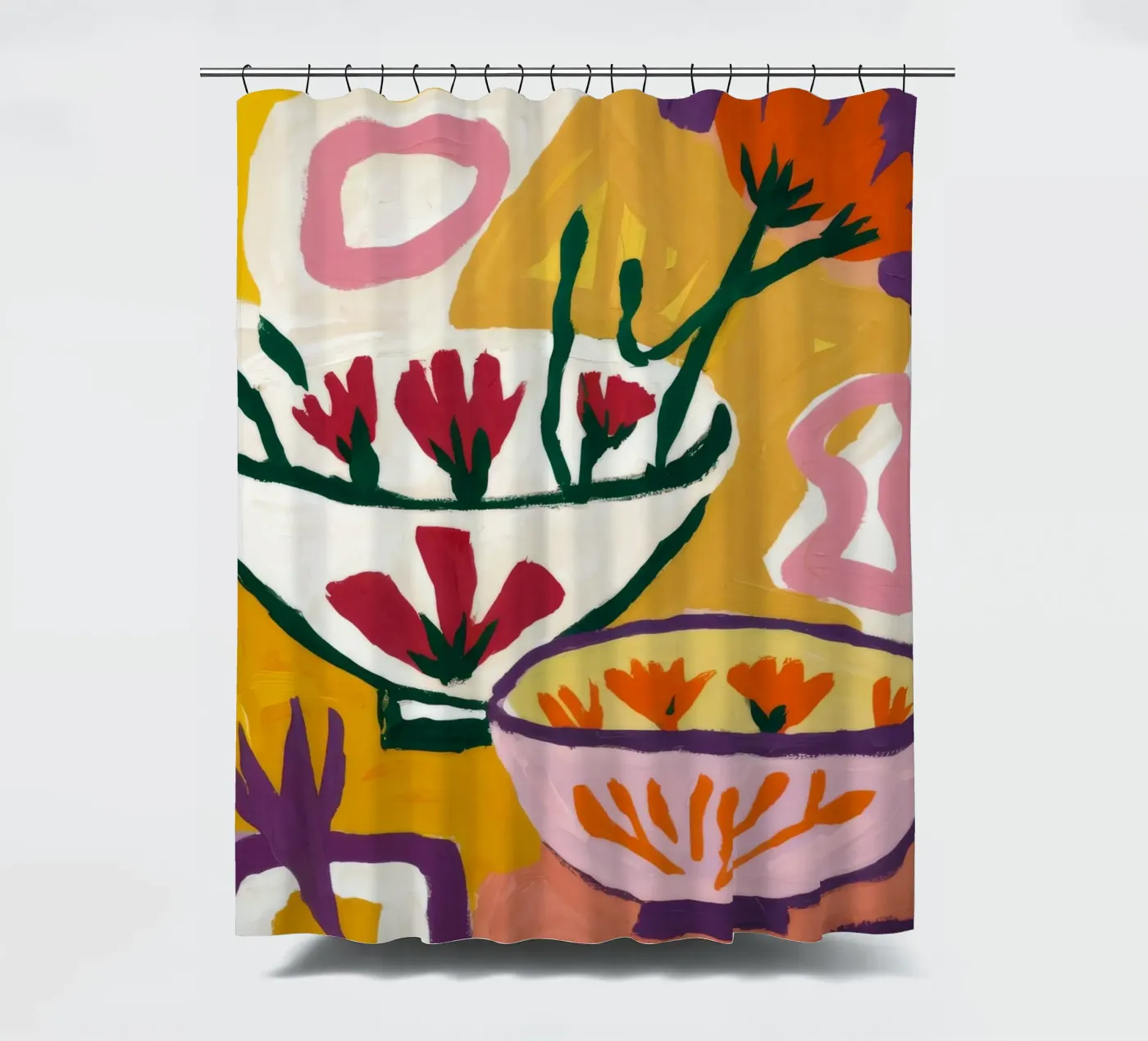 Abstract Bloom Forms douchegordijn van Fable Tempa