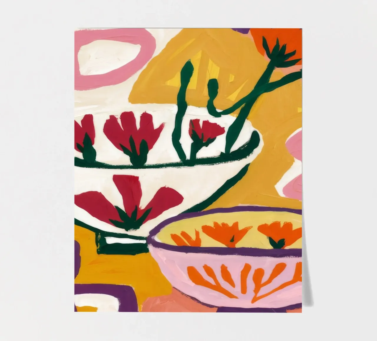 Abstract Bloom Forms sticker sheet by Fable Tempa