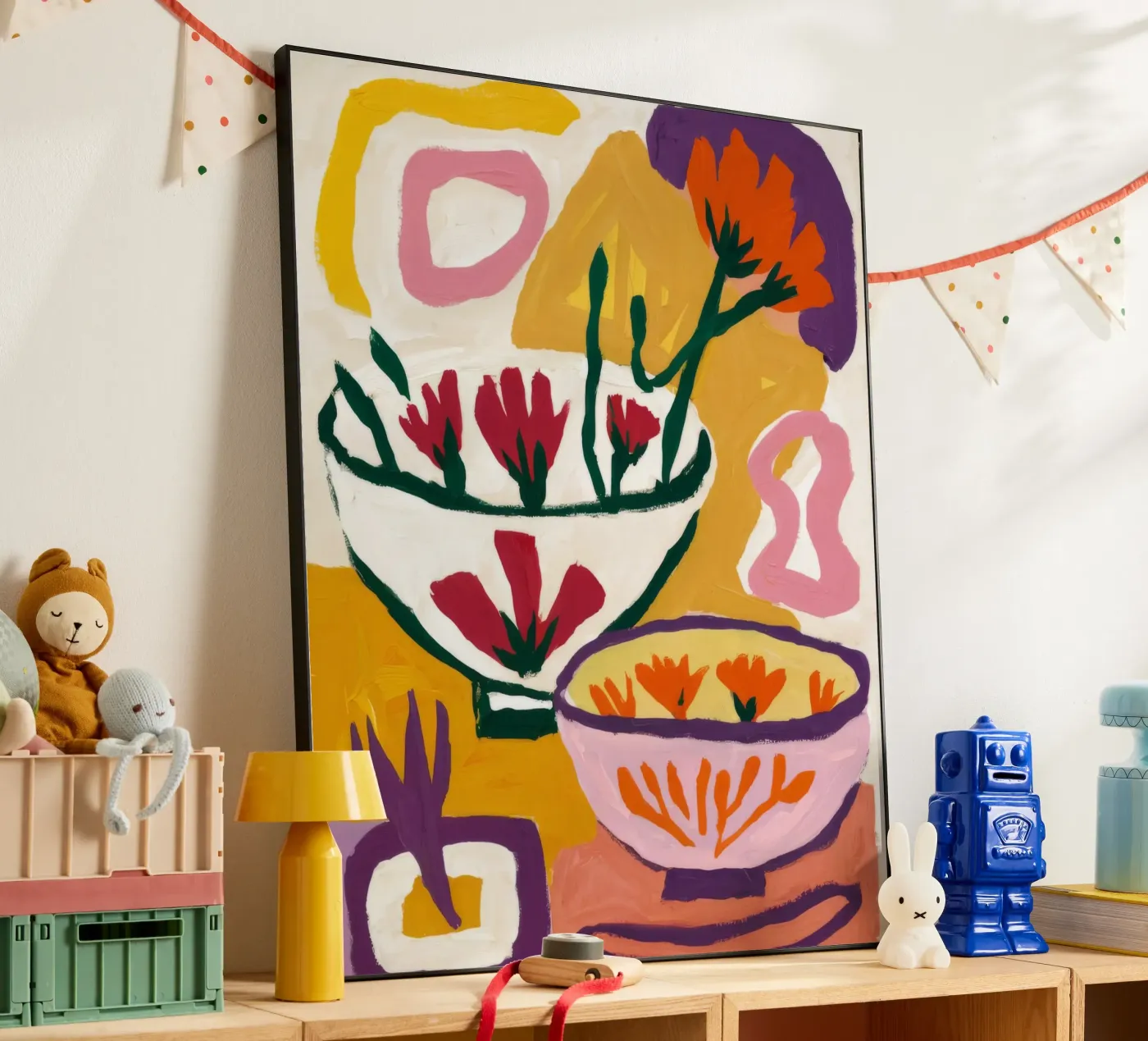 Abstract Bloom Forms panneau forex de Fable Tempa