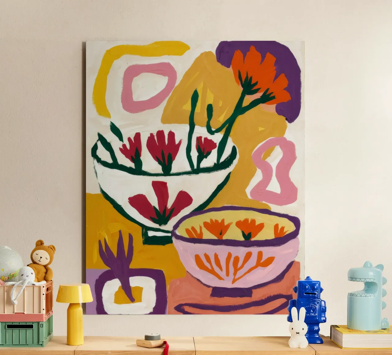 Abstract Bloom Forms alu-dibond by Fable Tempa