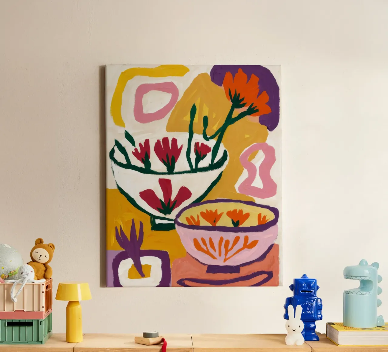 Abstract Bloom Forms tela da Fable Tempa