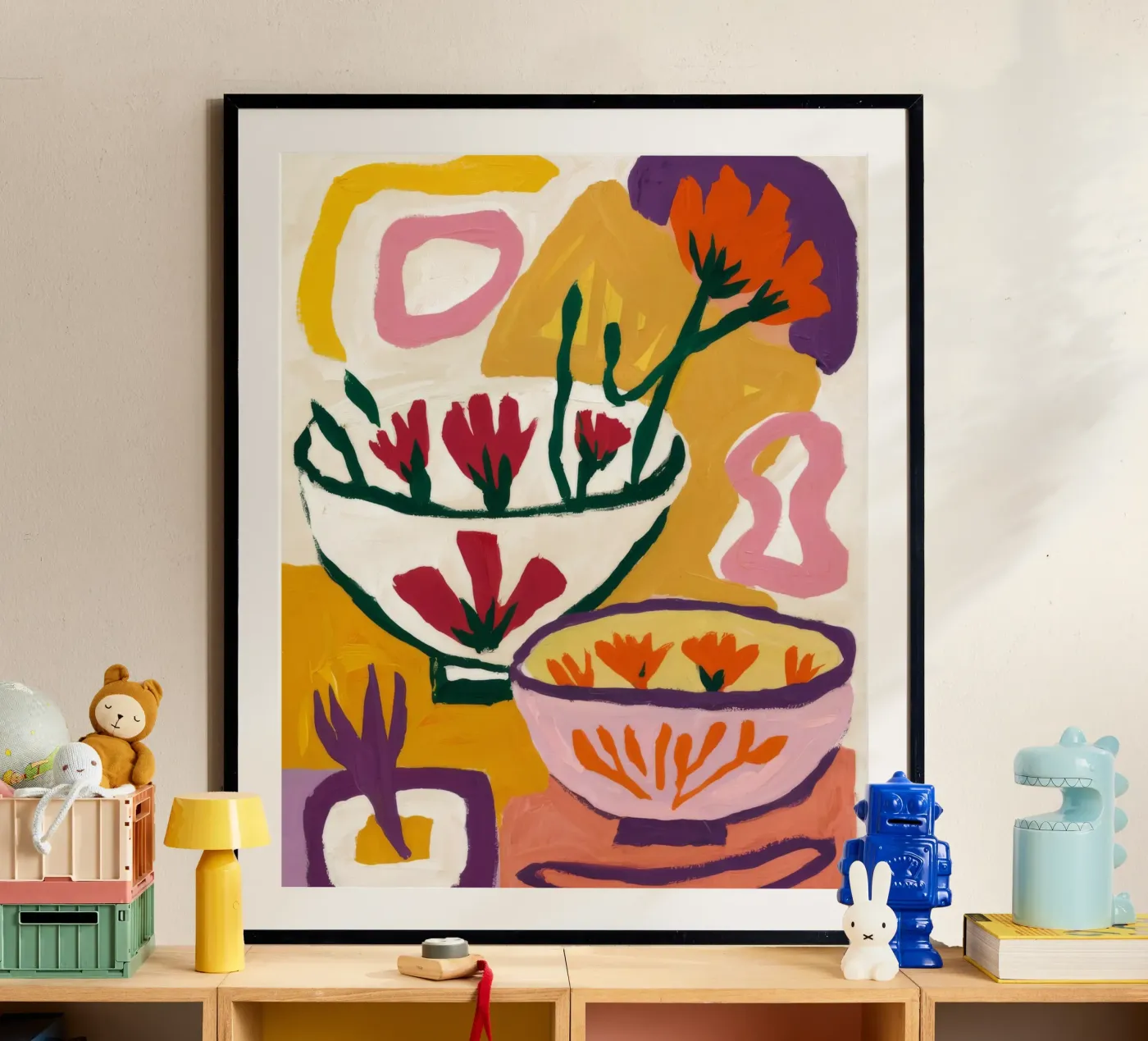 Abstract Bloom Forms poster by Fable Tempa
