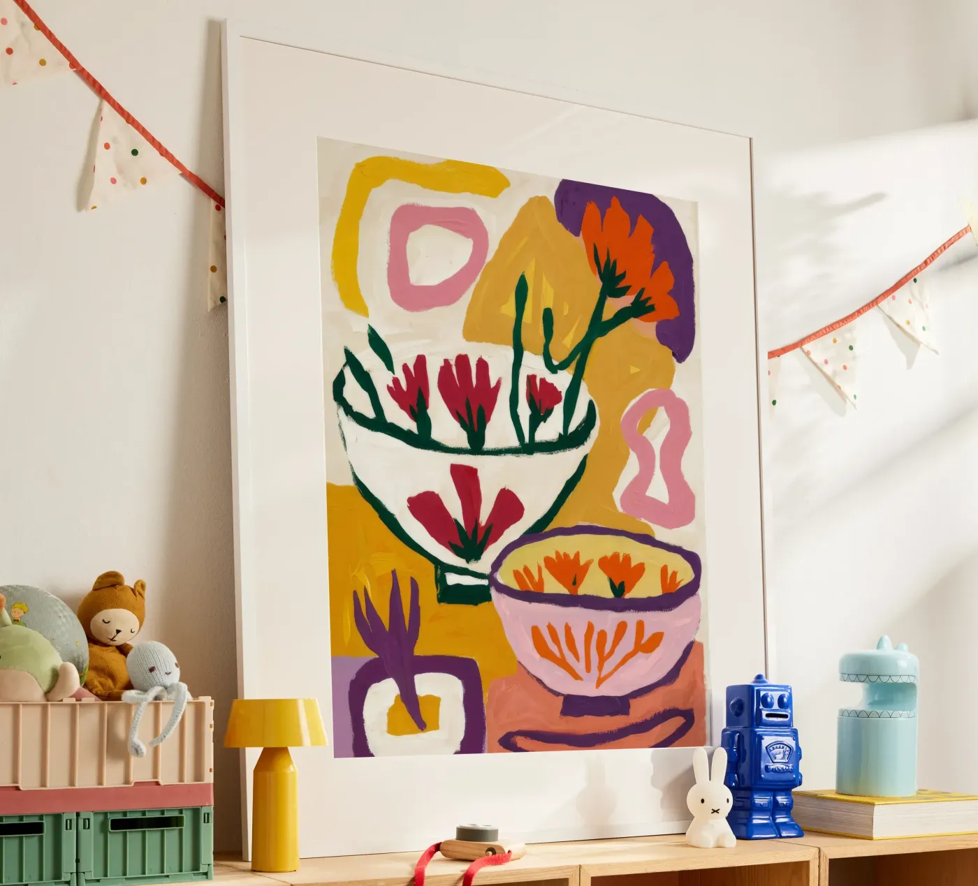 Abstract Bloom Forms poster by Fable Tempa