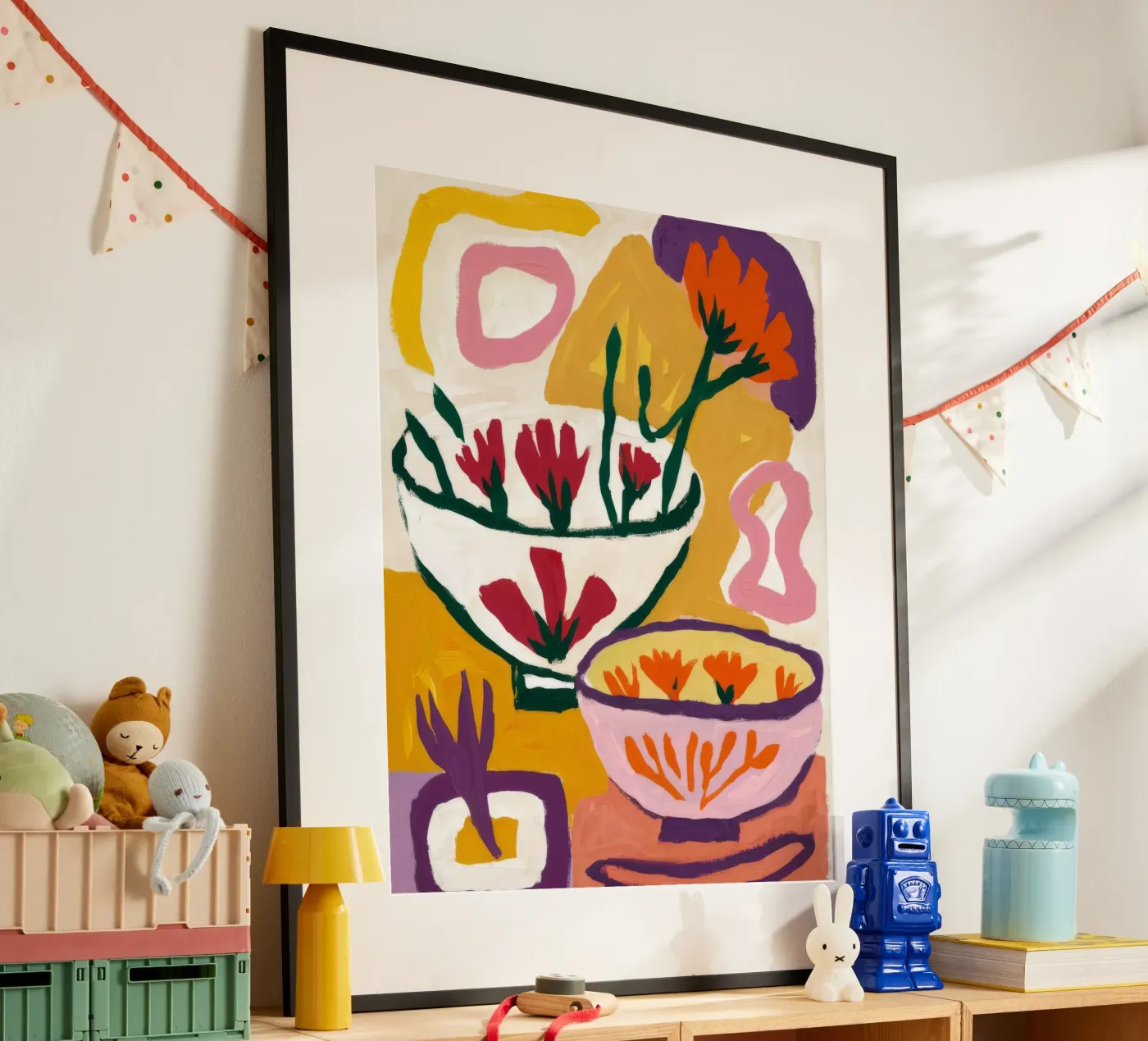Abstract Bloom Forms poster by Fable Tempa