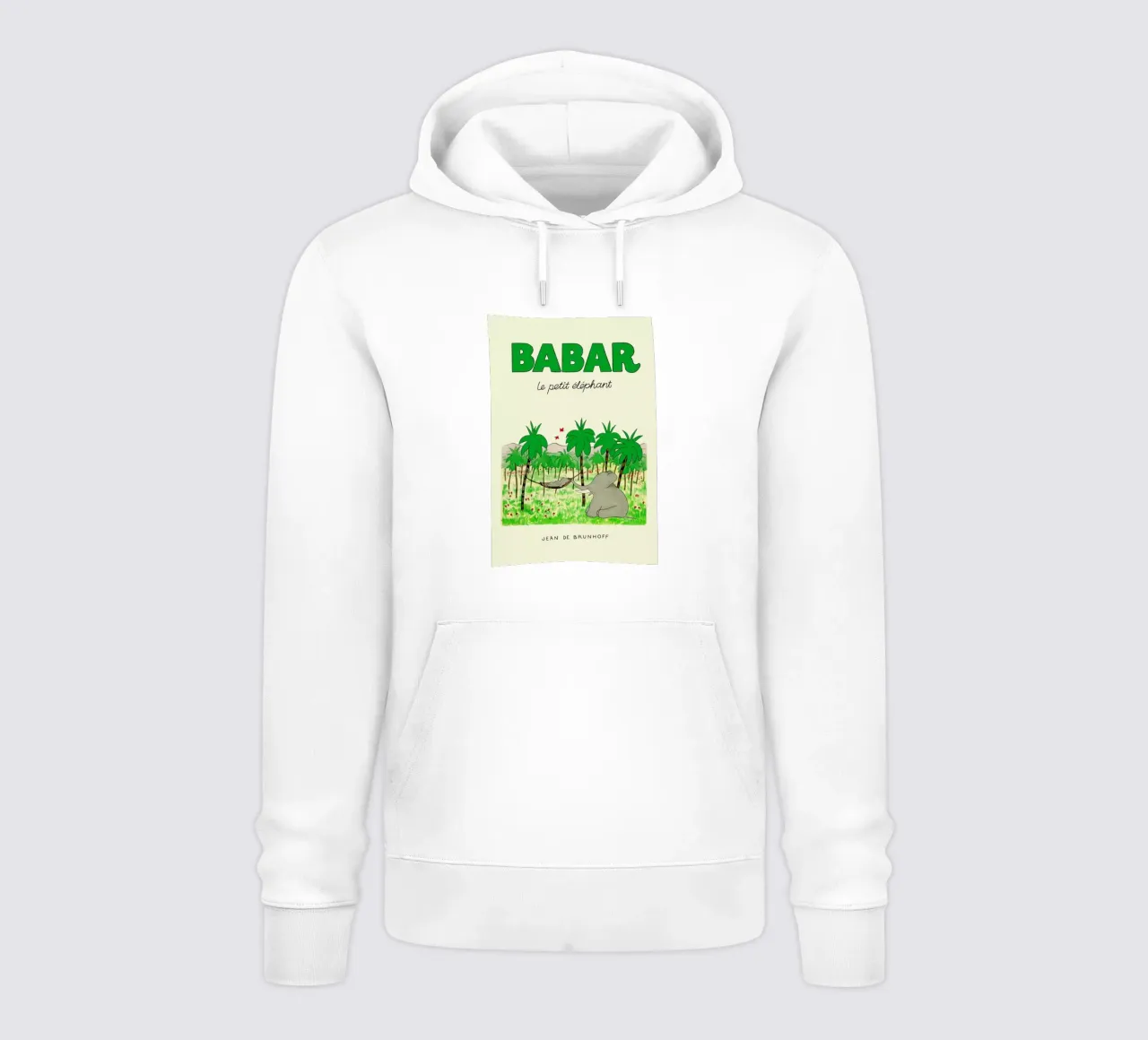 Babar In The Jungle felpa con cappuccio da Little Flourishes