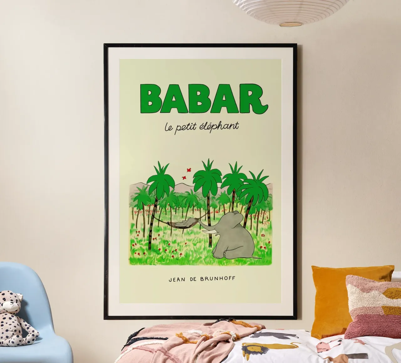 Babar In The Jungle carta hahnemühle da Little Flourishes