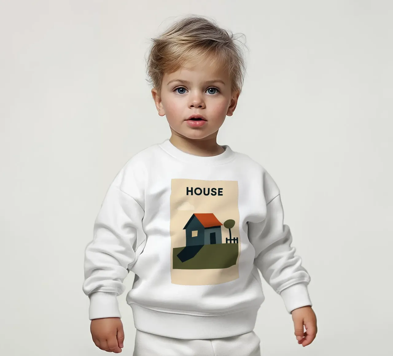 Casa - Un hogar con estilo para una decoración cálida sudadera de bebé de Art Typo Essentiel