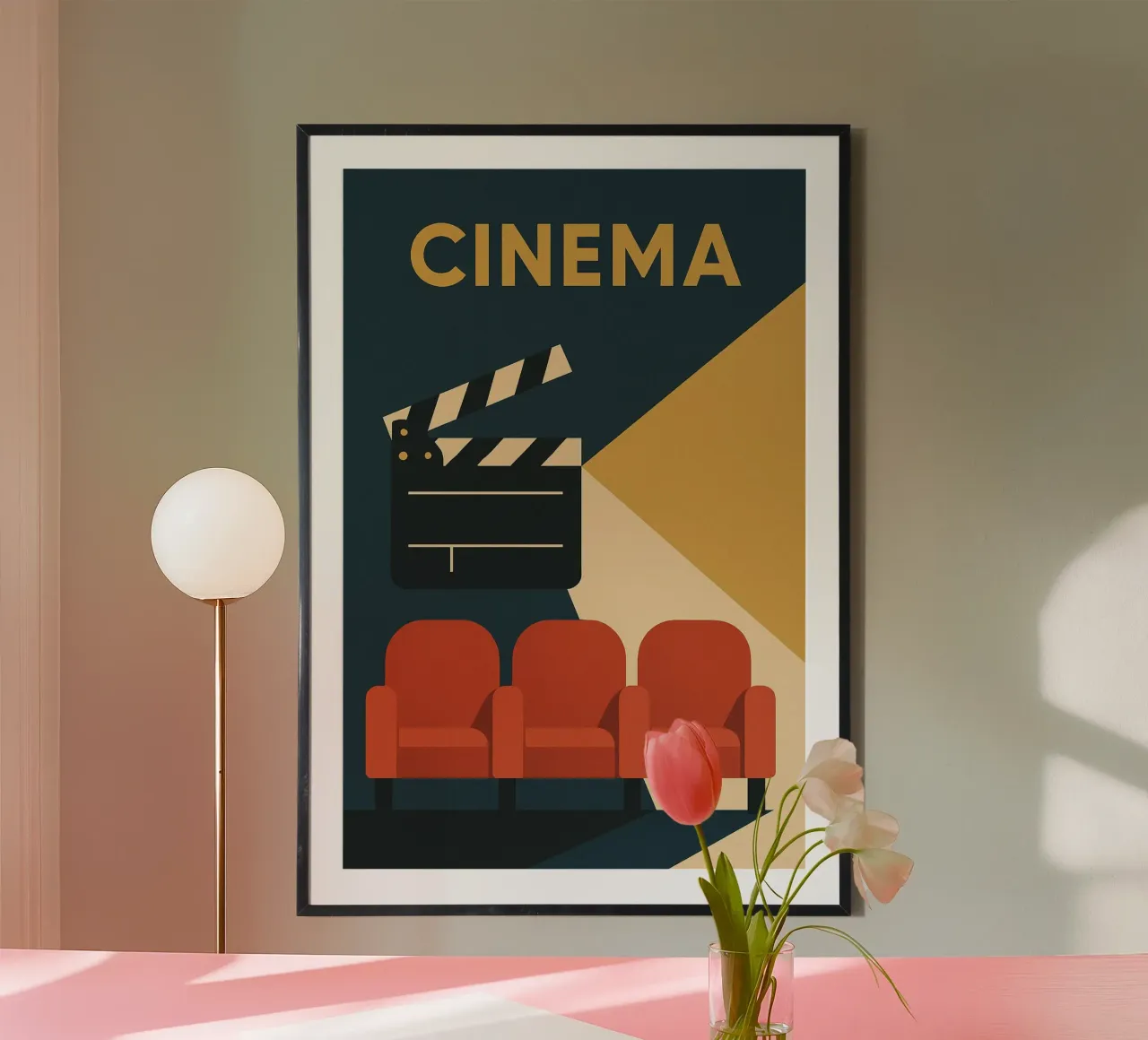 Cinema - Il manifesto cult per gli amanti della settima arte poster da Art Typo Essentiel