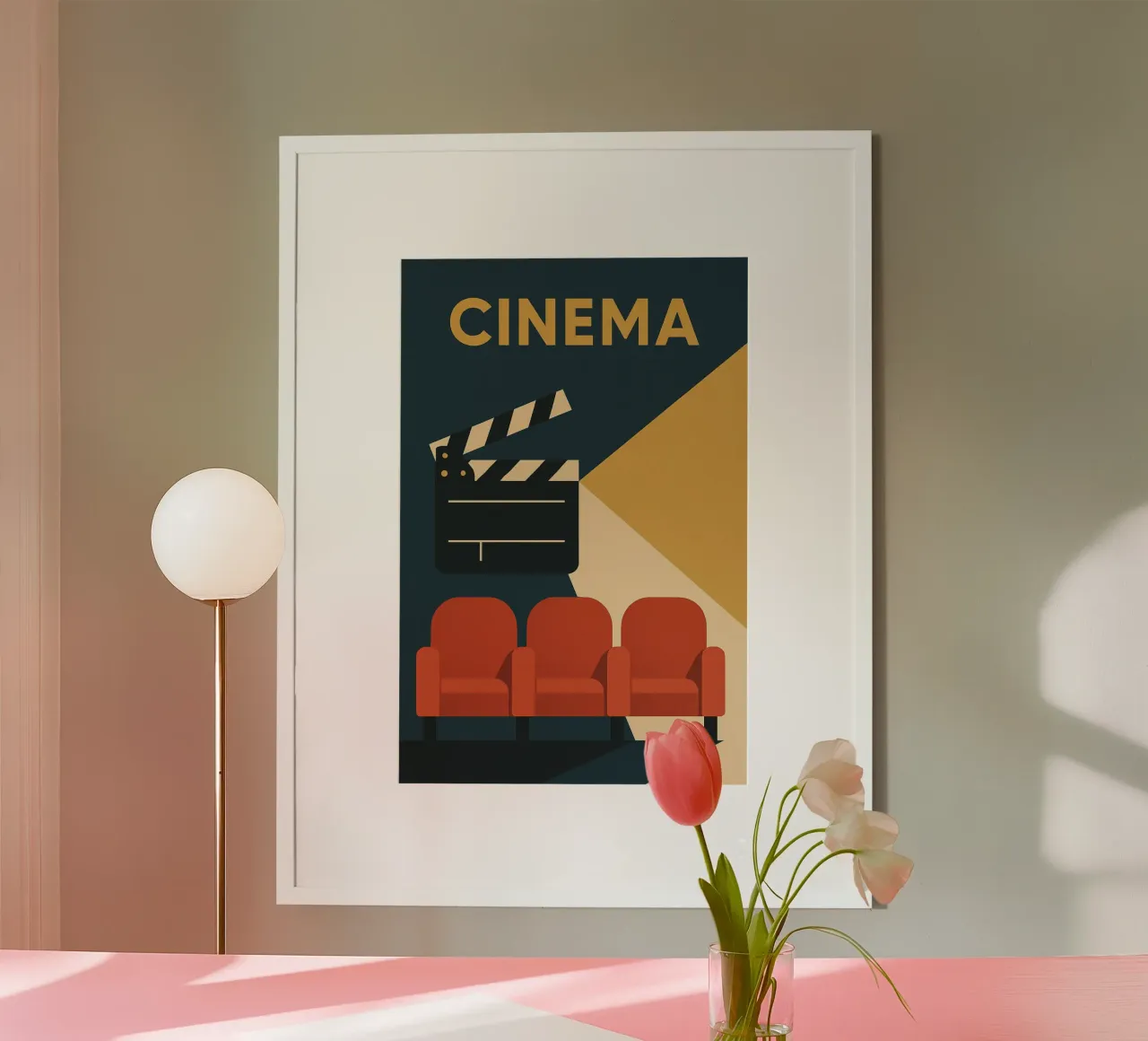 Cinema - Il manifesto cult per gli amanti della settima arte poster da Art Typo Essentiel