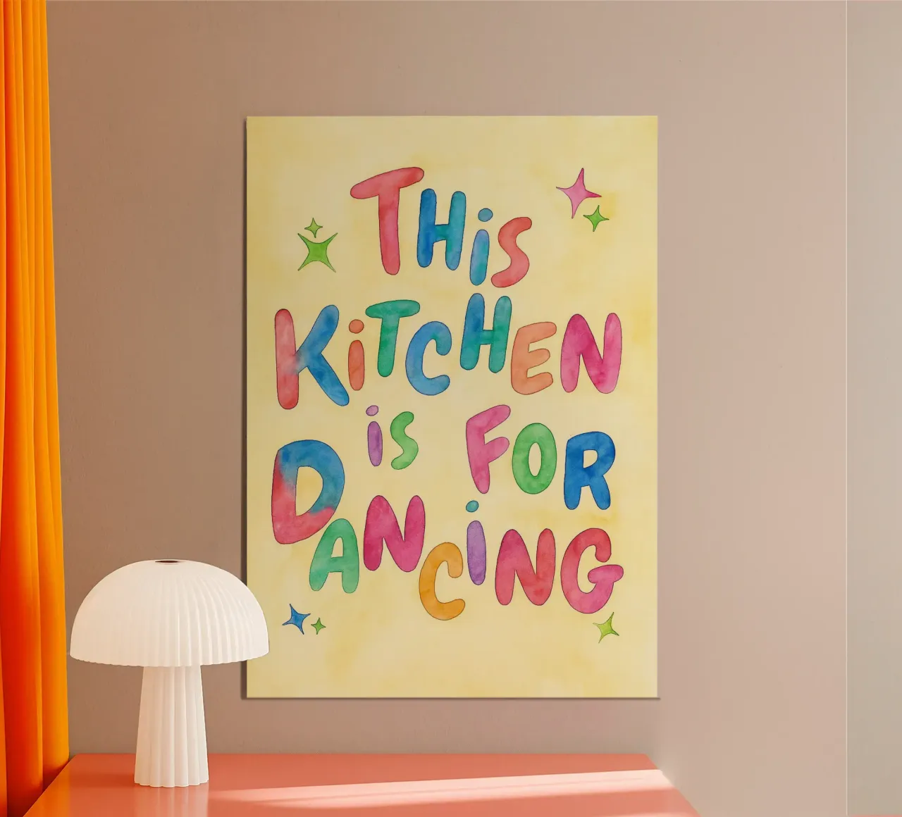 this kitchen is for dancing hahnemühle by onelove