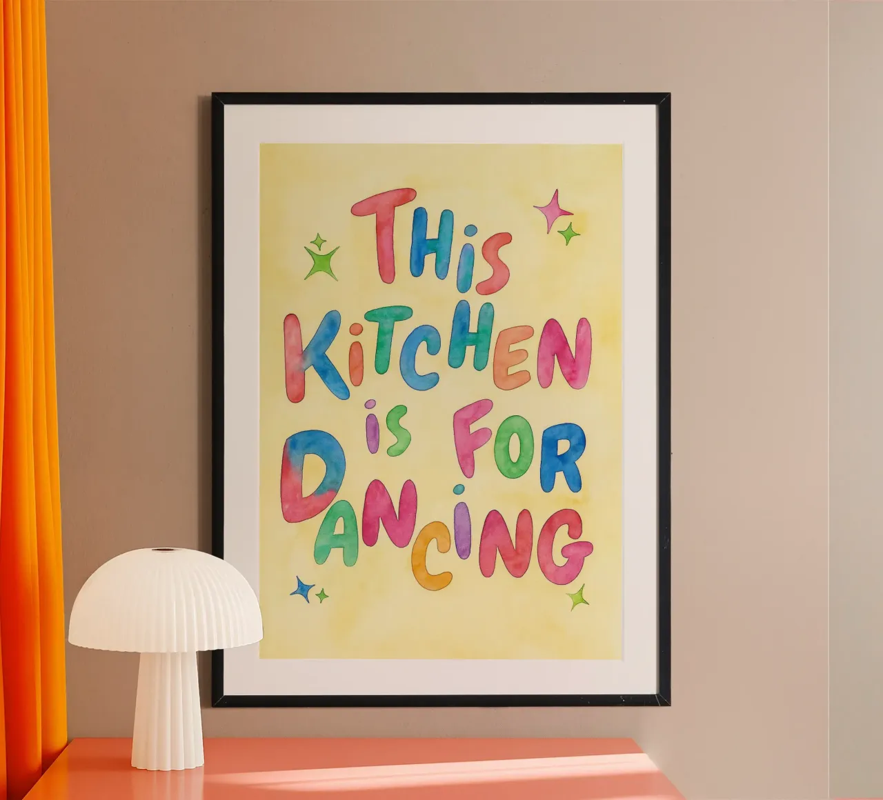 this kitchen is for dancing hahnemühle by onelove